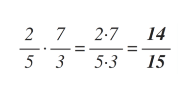 multiplicación de fracciones