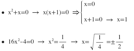 incomplete quadratic equation