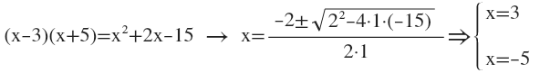 ecuaciones factorizadas