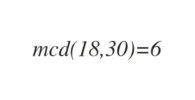 máximo común divisor
