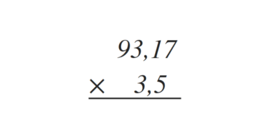 multiplicación decimales