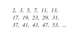 prime numbers