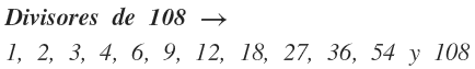 DIVISORES DE 108: ¿Cuántos son y cómo se calculan? | Aulaprende