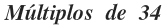 multiplos de 34