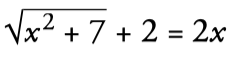 radical equations